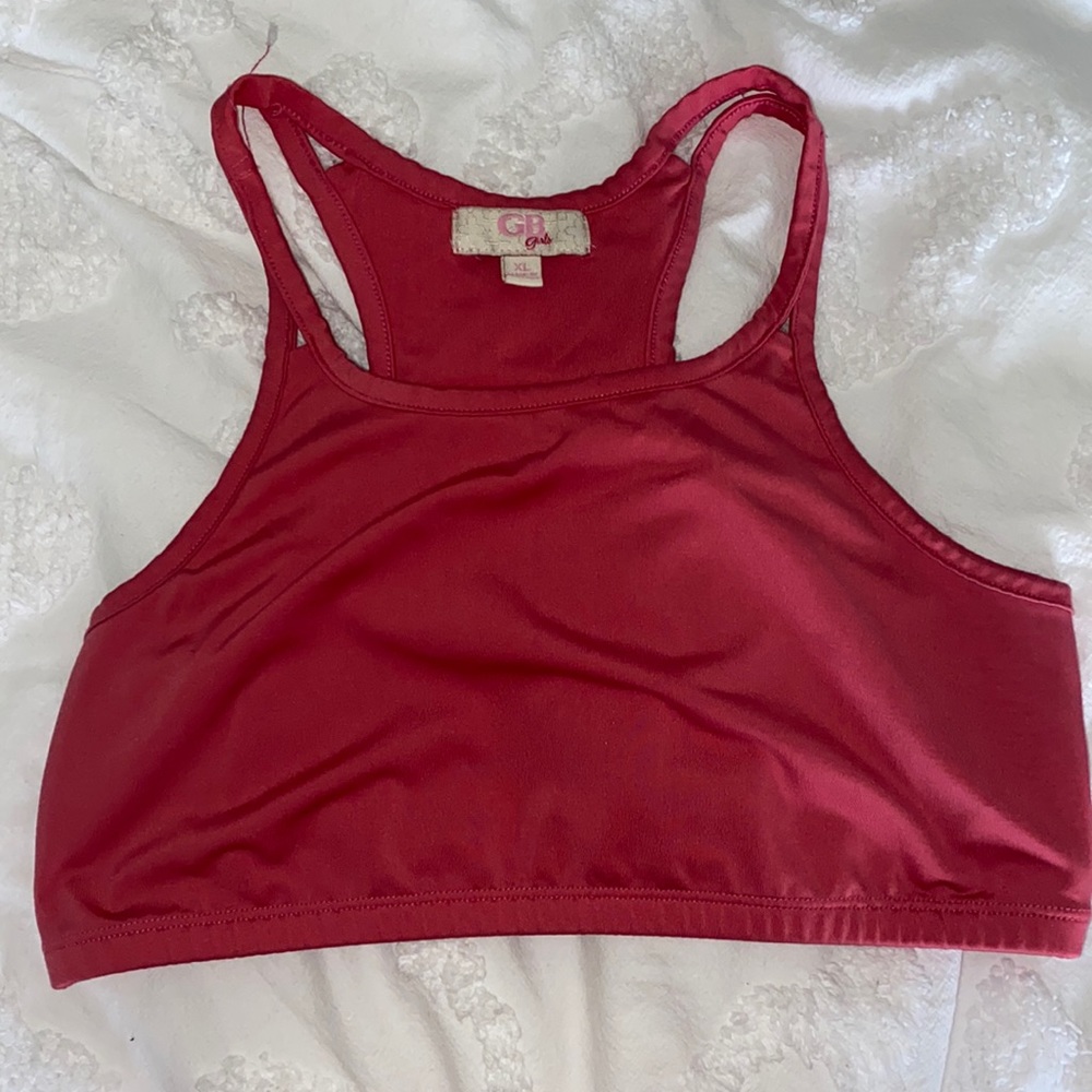 Hot pink Sports bra!